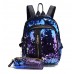 Рюкзак з паєтками Sequins blue + гаманець